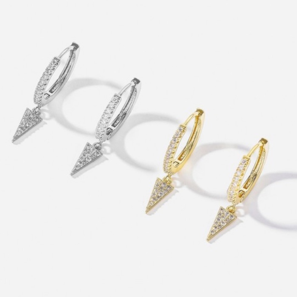 Classic Geometric Three  Hoop Earrings